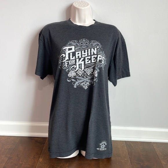 OK Tease, Co "Playing For Keeps" T-shirt - Picture 1 of 7